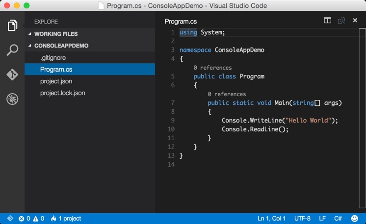 Visual Studio For Mac Osx